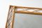 Espejo rectangular de ratán y bambú, años 60, Imagen 6