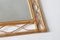 Specchio rettangolare in vimini e bambù, Francia, anni '60, Immagine 4