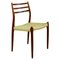 Danish Mod. 78 Teak Dining Chairs by Niels Otto Möller for J.L. Möllers, Set of 2 1