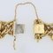French Modern 18 Karat Yellow Gold Interlaced Patterns Bracelet 4