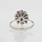 French Sapphire & Diamond 18 Karat White Gold Ring, 1970s, Image 10
