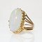 Opal 18 Karat Gelbgold Ring, 1960er 7