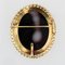 French Bi-Layer Agate & Cameo 18 Karat Yellow Gold Brooch, 1880s 3