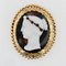 French Bi-Layer Agate & Cameo 18 Karat Yellow Gold Brooch, 1880s 13