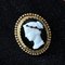 French Bi-Layer Agate & Cameo 18 Karat Yellow Gold Brooch, 1880s, Image 11
