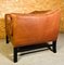 Poltrona Mid-Century in pelle color cognac di Grant Mobelfabrik, Immagine 9