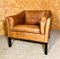 Mid-Century Danish Lounge Chair in Cognac Leather from Grant Mobelfabrik, Image 4