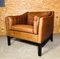 Mid-Century Danish Lounge Chair in Cognac Leather from Grant Mobelfabrik 2
