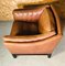 Mid-Century Danish Lounge Chair in Cognac Leather from Grant Mobelfabrik 10