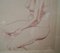 A. Bradbury, Nude Woman Still Life, 1957, Pencil Figurative 4