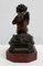 Small Bronze Cherub on Marble Base, Late 19th Century 9