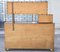 Art Deco 2-Piece Sideboard Veneered in Poplar Burl and Walnut, Italy 10