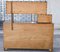 Art Deco 2-Piece Sideboard Veneered in Poplar Burl and Walnut, Italy 11