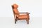 Brazilian Ox Lounge Chair in Rosewood and Leather, Brazil, 1960s 5