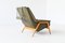 Green Leather Lounge Chair by Folke Ohlsson for Dux, Sweden, 1960s 3