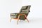 Green Leather Lounge Chair by Folke Ohlsson for Dux, Sweden, 1960s 15