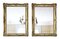 Specchi da parete grandi dorati, XIX secolo, set di 2, Immagine 1