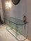 Glass Side Table or TV Table by Leon Rosen, 1980s, Image 5