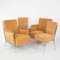 Steel Tube Armchairs and Chairs, Set of 4, 1960s 1