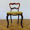 Antique Rosewood Crown Balloon Back Dining Chairs, Set of 4 1