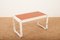 Child's Desk with White Molded Wood Legs and Wood & Red Linoleum Top, 1950s or 1960s 9