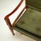 Safari Chair Set in Sage Green Canvas by Kaare Klint for Rud. Rasmussen, Denmark, 1960s, Set of 3, Image 17