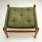 Safari Chair Set in Sage Green Canvas by Kaare Klint for Rud. Rasmussen, Denmark, 1960s, Set of 3, Image 10