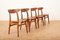 CH-30 Chairs in Solid Teak & Veneered Plywood by Hans J. Wegner for Carl Hansen, 1952, Set of 4 2