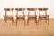 CH-30 Chairs in Solid Teak & Veneered Plywood by Hans J. Wegner for Carl Hansen, 1952, Set of 4 1