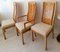 Mid-Century Art Deco Revival Burr Elm Dining Chairs from Thomasville, USA, 1970s, Set of 6 12