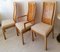 Mid-Century Art Deco Revival Burr Elm Dining Chairs from Thomasville, USA, 1970s, Set of 6, Image 12