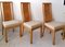 Mid-Century Art Deco Revival Burr Elm Dining Chairs from Thomasville, USA, 1970s, Set of 6 11