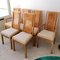 Mid-Century Art Deco Revival Burr Elm Dining Chairs from Thomasville, USA, 1970s, Set of 6, Image 13