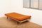 Daybed with Black Metal Legs, Beech & Teak Frame and Kvadrat Upholstery by Dieter Wäckerlin for Idealheim, 1957 10