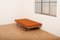 Daybed with Black Metal Legs, Beech & Teak Frame and Kvadrat Upholstery by Dieter Wäckerlin for Idealheim, 1957 12