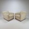 Cream Leather Armchairs by Antonio Citterio for B&B Italia, 1980s, Set of 2, Image 1