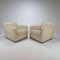 Cream Leather Armchairs by Antonio Citterio for B&B Italia, 1980s, Set of 2, Image 2