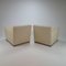 Cream Leather Armchairs by Antonio Citterio for B&B Italia, 1980s, Set of 2 5