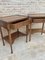 Early 20th Century French Walnut Nightstands or Side Tables, Set of 2 14