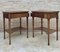 Early 20th Century French Walnut Nightstands or Side Tables, Set of 2, Image 5