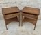 Early 20th Century French Walnut Nightstands or Side Tables, Set of 2 15