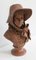 A. Blanc, Terracotta Bust of Woman, 1900s, Image 2