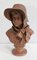 A. Blanc, Büste einer Frau aus Terrakotta, 1900er 1