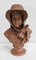 A. Blanc, Terracotta Bust of Woman, 1900s, Image 4