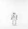 Roboter Nr. 351 aus silbernem Karton von Philip Lorenz, 2010 12
