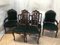 Vintage Louis XV Style Oak Dining Chairs, 1940s, Set of 8 1