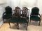 Vintage Louis XV Style Oak Dining Chairs, 1940s, Set of 8, Image 1