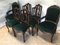 Vintage Louis XV Style Oak Dining Chairs, 1940s, Set of 8 4