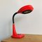 Russian Space Age Red Plastic Desk Lamp, 1990s 4
