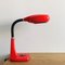 Russian Space Age Red Plastic Desk Lamp, 1990s 1